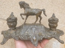 Ancien encrier étain d'occasion  Coutouvre