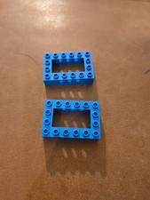 2X Lego Technic estrutura de tijolos de construção 4X6 feixe buraco azul escuro 40344 32531 comprar usado  Enviando para Brazil