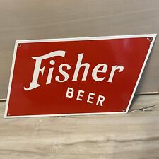 Usado, Placa de porcelana FISHER BEER Brewing 15” Utah Beer 🍺 Cervejaria comprar usado  Enviando para Brazil