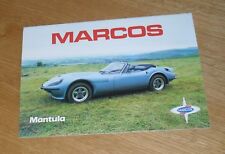 Marcos mantula brochure for sale  FAREHAM
