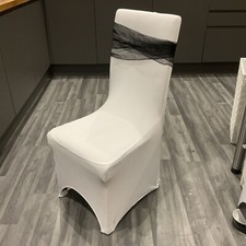 White chair covers for sale  UK