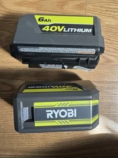 ryobi 6ah battery 2 40v for sale  Pitcairn