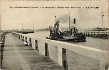 Cpa ouistreham drague d'occasion  Expédié en France