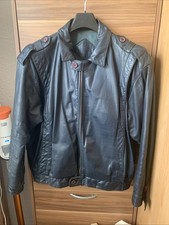 Dunkle herren lederjacke gebraucht kaufen  Dinslaken