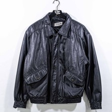 Leather bomber jacket for sale  Livingston