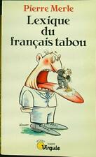 Lexique francais tabou usato  Italia