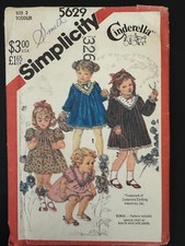 Usado, 5629 Simplicity Toddler Girl Sewing Pattern Ruffled DRESS Size 2T Cinderella comprar usado  Enviando para Brazil