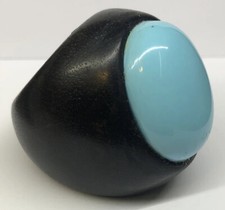 Anello maxi ebano usato  Torre del Greco