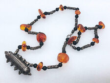 Collana argento ambra usato  Roma