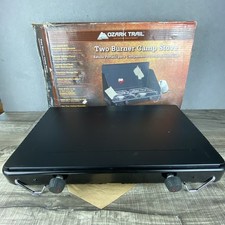 OZARK TRAIL 2 - QUEIMADOR FOGÃO DE ACAMPAMENTO PORTÁTIL EQUIPAMENTO EXTERNO NOVO LIMPO, usado comprar usado  Enviando para Brazil