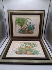 Vintage pair floral for sale  Raleigh