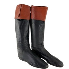 Antique black leather for sale  Crestwood