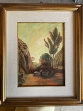 Antico quadro olio usato  Saviore dell'Adamello