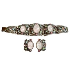 Salada de frutas vintage SELRO/Selini renascimento vitoriano strass e cabine Demi Parure comprar usado Salada de frutas vintage SELRO/Selini renascimento vitoriano strass e cabine Demi Parure comprar usado  Enviando para Brazil