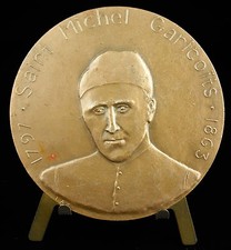 Medalha Betharram Michel Garicoits Sacerdotes Sagrado Coração de Jesus Medalha Religiosa, usado comprar usado  Enviando para Brazil