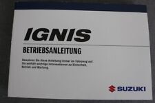 Suzuki ignis bedienungsanleitu gebraucht kaufen  Nassenfels