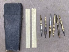 Architects drawing instruments for sale  BRIXHAM