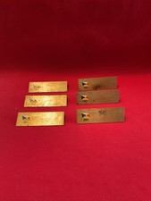 Vintage brass name for sale  POOLE