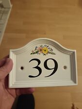 Ceramic house number for sale  WATFORD