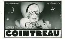 Publicité ancienne cointreau d'occasion  France