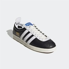 Tênis Adidas Gazelle Vintage Couro Preto Branco Autêntico Novo em folha comprar usado  Enviando para Brazil
