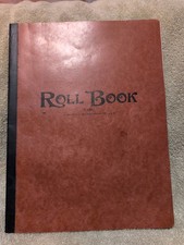 Vintage roll book for sale  Simla