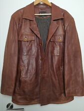 Vintage leder jacke gebraucht kaufen  Gelsenkirchen