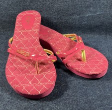 Usado, Chinelo Tanga Candie’s Rosa Wedge Y2K Tamanho 9.5 comprar usado Usado, Chinelo Tanga Candie’s Rosa Wedge Y2K Tamanho 9.5 comprar usado  Enviando para Brazil