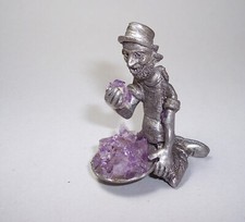 Vintage pewter miner for sale  STEYNING