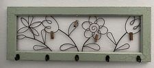 Usado, Ganchos de parede rústicos franceses country chapéu cachecol chave decoração para casa metal sálvia flor comprar usado  Enviando para Brazil
