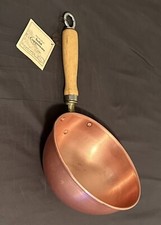 COBRE SÓLIDO Heavy Vintage CALDEIRA DUPLA REDONDA PAN, 15,5”, 8,5 Diamantes-EXCEPCIONAL!, usado comprar usado  Enviando para Brazil