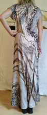 Maxikleid stretch jersey gebraucht kaufen  Weischlitz