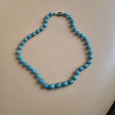 Collana perle pietra usato  Italia