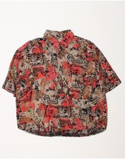 Camisa masculina manga curta padrão abstrato RUDNICK média multicolorida YG05 comprar usado  Enviando para Brazil