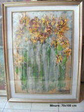 Quadro girasoli firma usato  Lucca