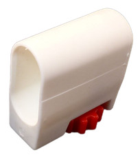 Bodengleiter 35x20mm weiß gebraucht kaufen  Heide
