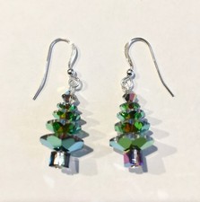 Christmas tree earrings for sale  Mansfield
