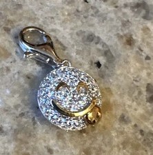 Anhänger charmsmiley silber gebraucht kaufen  Unterschleißheim