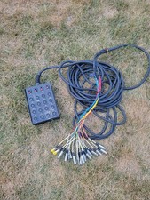Rapco Horizon Stage Series 75' Audio Snake funcionando muito bem 16 canais/4 retornos comprar usado  Enviando para Brazil
