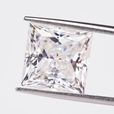 Blanco Color D Suelto Moissanita Corte Princesa Gra Certificado Joyería Materiales Hágalo Usted Mismo segunda mano  Embacar hacia Mexico