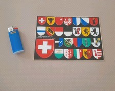 Cartolina adesivi cantons usato  Vo