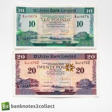 IRLANDA DO NORTE: conjunto de notas limitadas de 2 libras do Ulster Bank. comprar usado  Enviando para Brazil