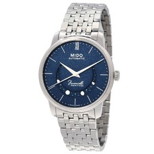 Usado, Relógio masculino Mido Baroncelli Smiling Moon automático mostrador azul M0274071104000 comprar usado  Enviando para Brazil