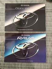 Toyota brochures celica for sale  WEYMOUTH