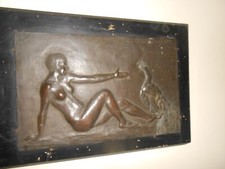 Placca bassorilievo bronzo usato  Napoli