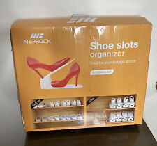 Organizador de slots para sapatos Neprock, empilhador de sapatos ajustável economia de espaço de armazenamento, comprar usado  Enviando para Brazil