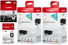 Lote de cartuchos de tinta coloridos genuínos Canon PGi-7 preto e PGi-9 - ENTREGA GRATUITA NO REINO UNIDO! comprar usado  Enviando para Brazil