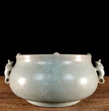 Queimador de incenso porcelana antiga dinastia Song 8,2" forno Ru comprar usado  Enviando para Brazil