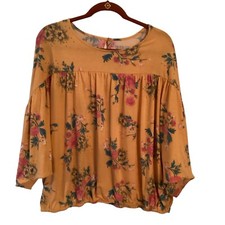 Blusa Time & Tru tamanho XXXL (3X-22) floral manga morcego cintura elástica comprar usado  Enviando para Brazil