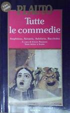 Plauto tutte commedie. usato  Italia